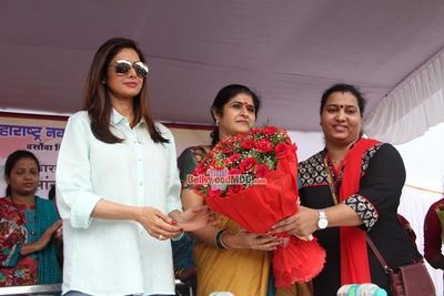 Sridevi Inaugurated Toilet for Women Organised by Maharashtra Nav Nirman Sena