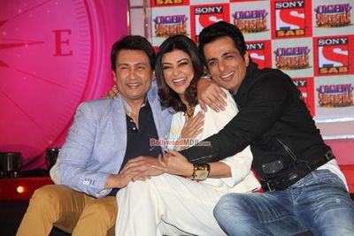Sushmita Sen, Sonu Sood, Shekher Suman at SAB TV Show Launch