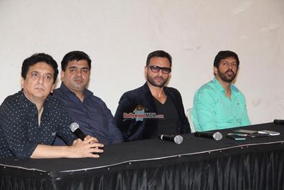 Saif Ali Khan and Kabir Khan at the Press conference of 'Phantom'