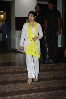 Bollywood Celebs at prayer meet of Shraddha Kapoor's maternal grand father