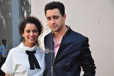 Imran Khan and Kangana Ranaut at film 'Katti Batti' promotions