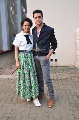 Imran Khan and Kangana Ranaut at film 'Katti Batti' promotions