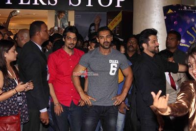 John Abraham and Anil Kapoor at Promotion of Film 'Welcome Back'