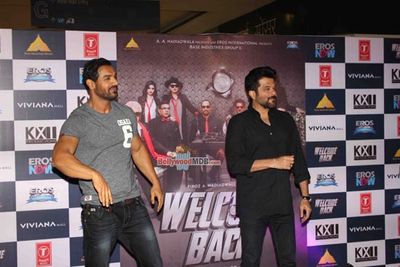 John Abraham and Anil Kapoor at Promotion of Film 'Welcome Back'