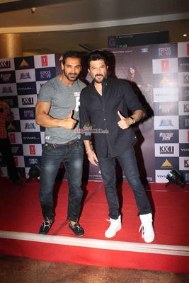 John Abraham and Anil Kapoor at Promotion of Film 'Welcome Back'