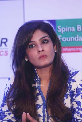 Raveena Tandon at the launch of A Birth Defect Awareness Campaign by Spina Bifida Foundation and Meyer