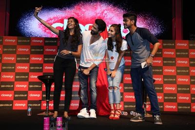 Alia Bhatt and Shahid Kapoor at Close Up First Move Party for film 'Shaandaar' promotions