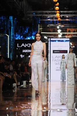 Shraddha Kapoor walks the Ramp for Namrata Joshipura show at Lakme Fashion Week