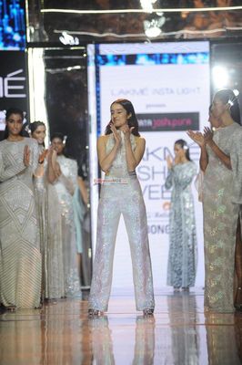 Shraddha Kapoor walks the Ramp for Namrata Joshipura show at Lakme Fashion Week