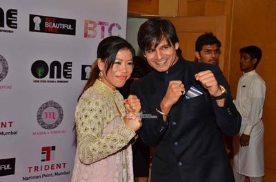 Vivek Oberoi & Ranbir Kapoor at Set Beautiful Free Event at Trident