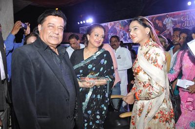 Saira Banu at the inauguration of The Two Thespians - Dilip Kumar & Marlon Brando artwork