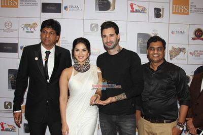 Sunny Leone, Anil Kapoor, Raveena Tandon, Vidyut Jamwal at the India Bullion and Jewellery Awards 2015