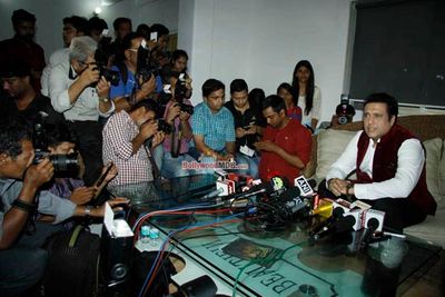 Govinda holds press conference after the Supreme Court verdict against him