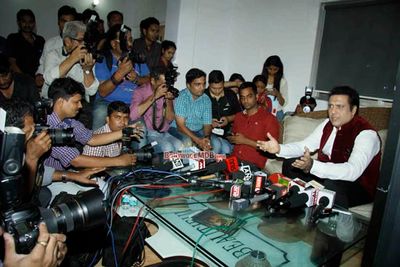 Govinda holds press conference after the Supreme Court verdict against him