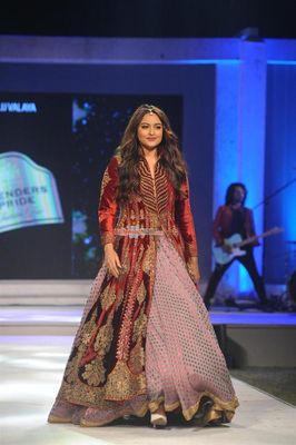 Sonakshi Sinha walks the ramp as Showstopper for Designer JJ Valaya