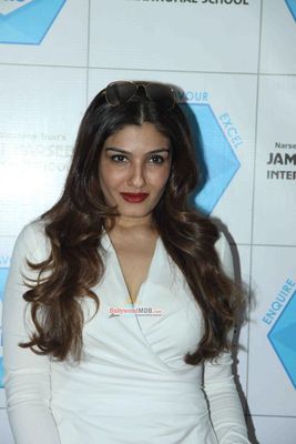 Raveena Tandon inaugurates Jamnabai Narsee International School's Indoor Sports Hall