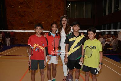Raveena Tandon inaugurates Jamnabai Narsee International School's Indoor Sports Hall