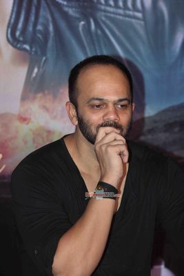Shah Rukh Khan, Kajol and Rohit Shetty during the Sneak Preview of film 'Dilwale'