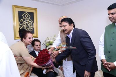 Union Home Minster, Rajnath Singh presented the 'Padma Vibhushan' Award to Dilip Kumar