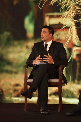 Akshay Kumar at the launch of "Cultivating Hope" campaign by NDTV & Piramal foundation