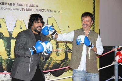 Noted Bollywood personas at the trailer launch of film 'Saala Khadoos'