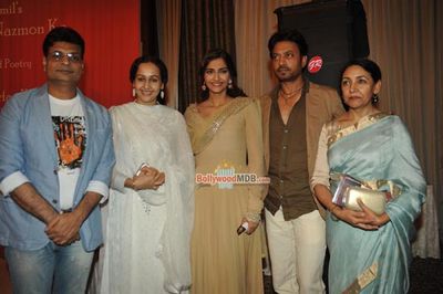 Sonam Kapoor, Deepti Naval, Farah Khan and Irrfan Khan at a Book Launch