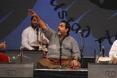 Ustad Zakir Hussain, Singers Hariharan and Shankar Mahadevan at Musical Homage Event