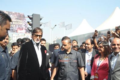 Amitabh Bachchan & Akshara Haasan inaugurate the Mumbai International Motor Show 2015