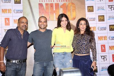 Anushka Sharma, Neil Bhoopalam at the trailer launch of film 'NH10'