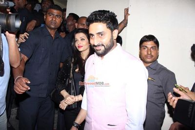 Bolly Celebs at the special screening of film 'Shamitabh'