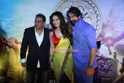 Sunny Leone, Mohit Ahlawat, Jay Bhanushali, Ahmed Khan at the trailer launch of 'Ek Paheli Leela'