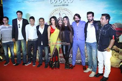 Sunny Leone, Mohit Ahlawat, Jay Bhanushali, Ahmed Khan at the trailer launch of 'Ek Paheli Leela'