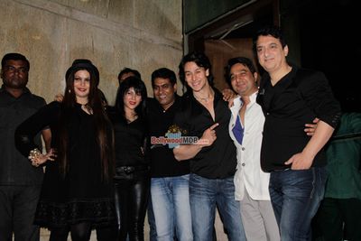 Tiger Shroff, Surveen Chawla, Mohit Ahlawat, Sajid Nadiadwala at Wedding Anniversary Party