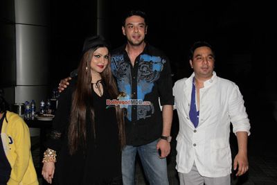 Tiger Shroff, Surveen Chawla, Mohit Ahlawat, Sajid Nadiadwala at Wedding Anniversary Party