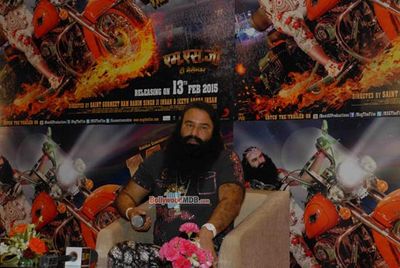 Gurmeet Ram Rahim Singh promotes film 'MSG: The Messenger of God'