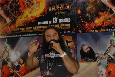 Gurmeet Ram Rahim Singh promotes film 'MSG: The Messenger of God'