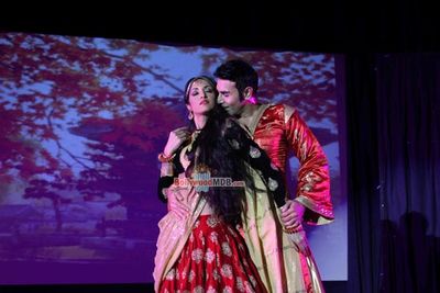 Jesse Randhawa and Varsha Usgaonkar perform with Sandip Soparkar at a dance performance