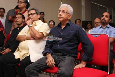 Naseeruddin Shah and Subhash Ghai at the launch of Spice institute's new facility