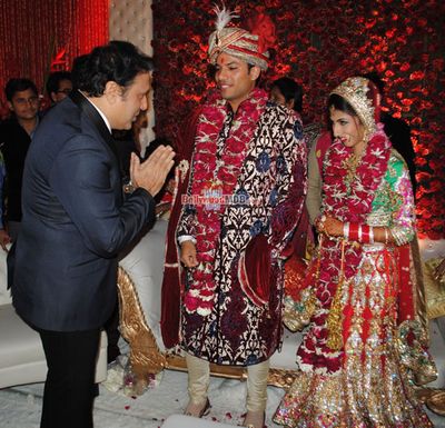 Bollywood Celebs snapped at producer Krishna Choudhary's daughter's wedding