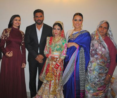 Bollywood Celebs snapped at producer Krishna Choudhary's daughter's wedding