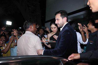 Kareena Kapoor, Saif Ali Khan, Karisma Kapoor, Rishi Kapoor, Neetu Kapoor at Randhir Kapoor's 68th birthday celebrations