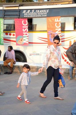 Neelam spotted with her daughter Ahana Soni