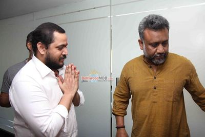Nana Patekar with son Malhar Patekar at film 'Ab Tak Chappan 2' Media Interactions