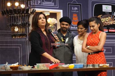 Farah Khan at the Launch of Color TV New Cookery Show