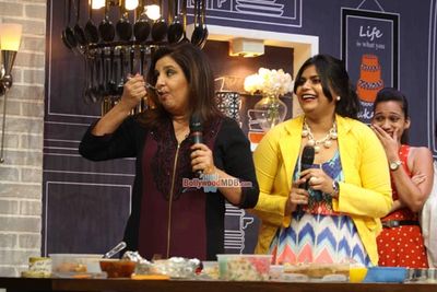 Farah Khan at the Launch of Color TV New Cookery Show
