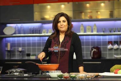 Farah Khan at the Launch of Color TV New Cookery Show