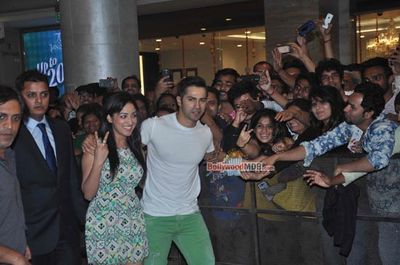 Varun Dhawan and Yami Gautam promote film 'Badlapur'