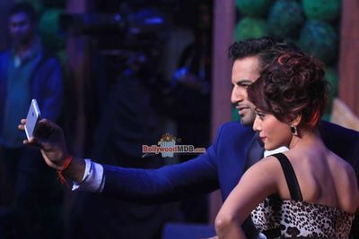 Arjun Rampal and Jacqueline Fernandez at the promotion of film 'Roy' on the sets Big Boss Season 8