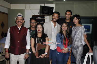 Jesse Randhawa and singer Mamta Sharma at mahurat and song recording of film 'JD'
