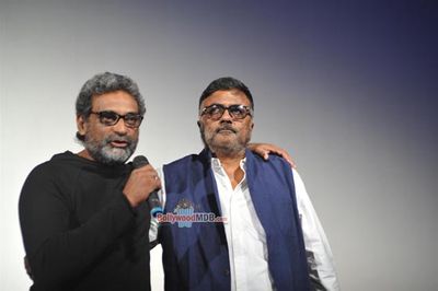 Amitabh Bachchan, Dhanush, Akshara Haasan, R. Balki at film 'Shamitabh' trailer launch